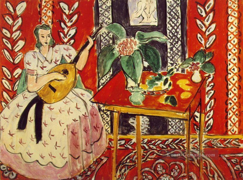 The Lute Le luth Februar 1943 abstrakter Fauvismus Henri Matisse Ölgemälde